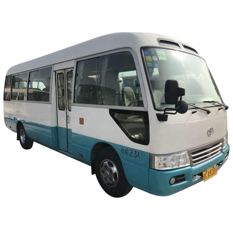 Used Japan or China brand 23- 30 Seats Toyotai Coaster Bus secondhand mini bus for sale