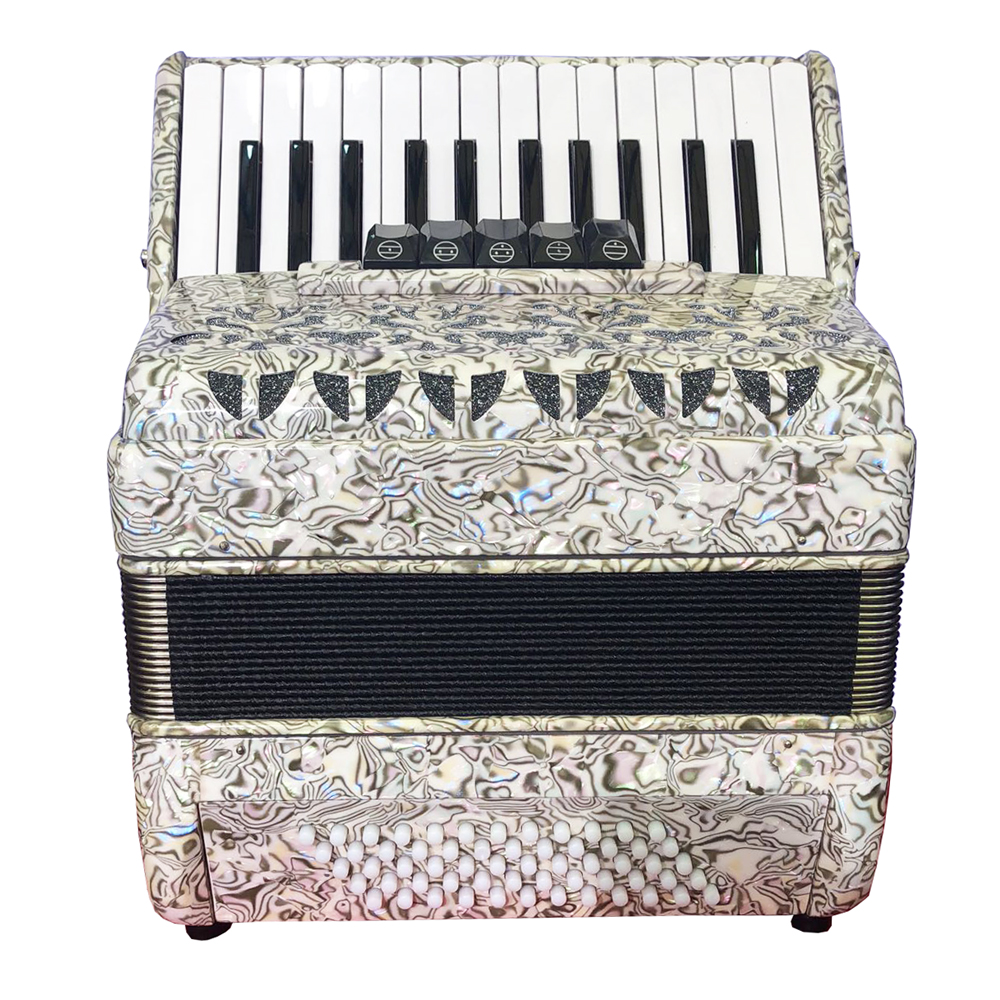 Tide Music piano accordion 34 treble keys 5 treble switches 72 bass buttons