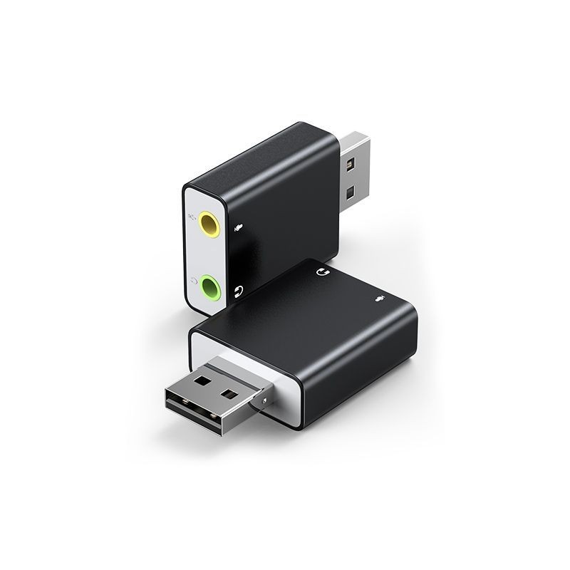 Горячая Распродажа USB звуковая карта USB для 3,5 мм аудио наушников адаптер внешняя звуковая карта 7,1 Звуковая карта