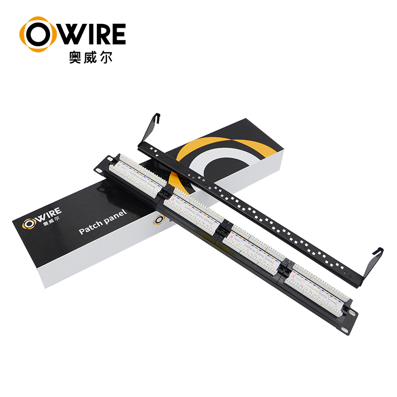 Owire сетевая система патч-панель Cat5e UTP сетевой коммутатор с 24 портами