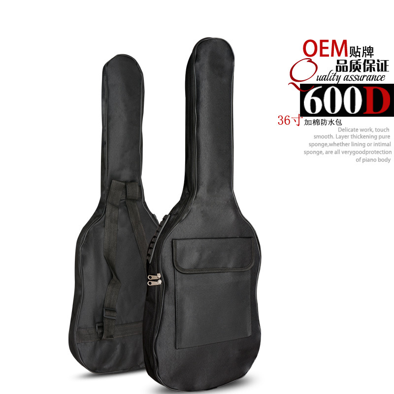 Настроить логотип водонепроницаемый 600d полиэстер 10 мм Губка Мягкий E-Guitar рюкзак бас гитара gig bag
