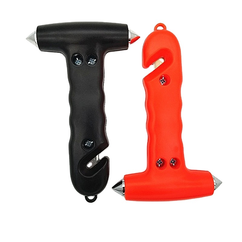 Galvanized ABS Plastic Security Emergency Glass Breaker Hammer Iron Material Carton Packing