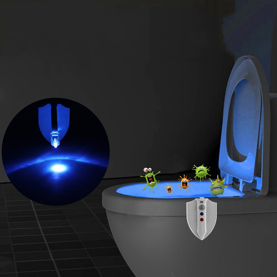 Innovative Household portable uv disinfection sterilization lamp led light UV toilet light LED wc light for away from Virus