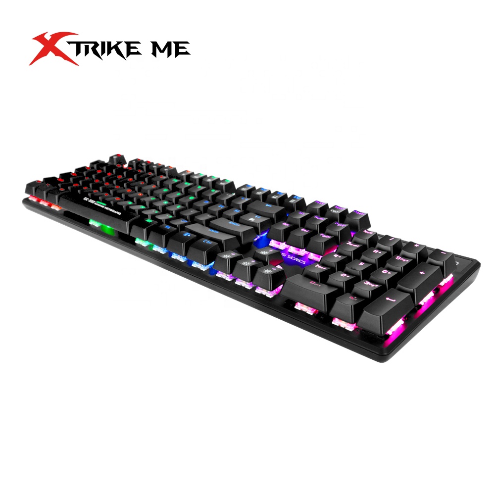 Проводная игровая механическая клавиатура XTRIKE ME, смешанные цвета, подсветка, поддержка 29 клавиш, защита от фиктивных нажатий