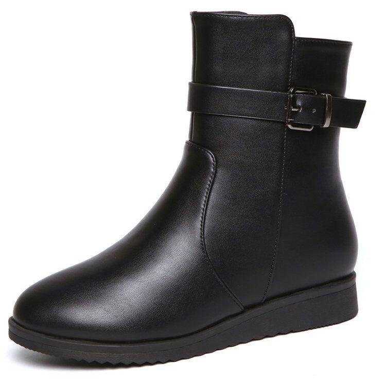 New fashion comfortable stitching women boots medium boots for autumn and winter
