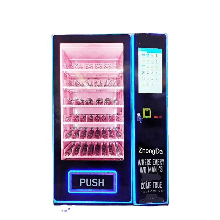 Free Custom Design Self Convenience Pink Hair Wigs Eyelash Vending Machine