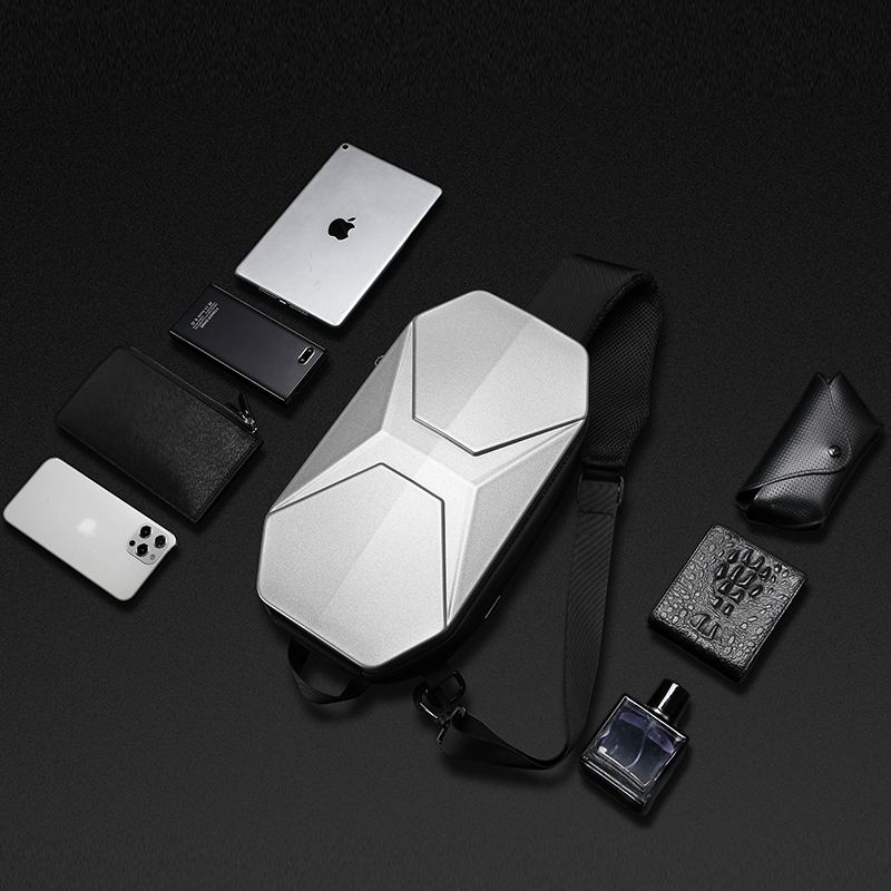 Ozuko 9509 2023 последная Оптовая легкая сумка многофункциональный мобильный телефон мини сумка через плечо Usb мужская сумка-слинг