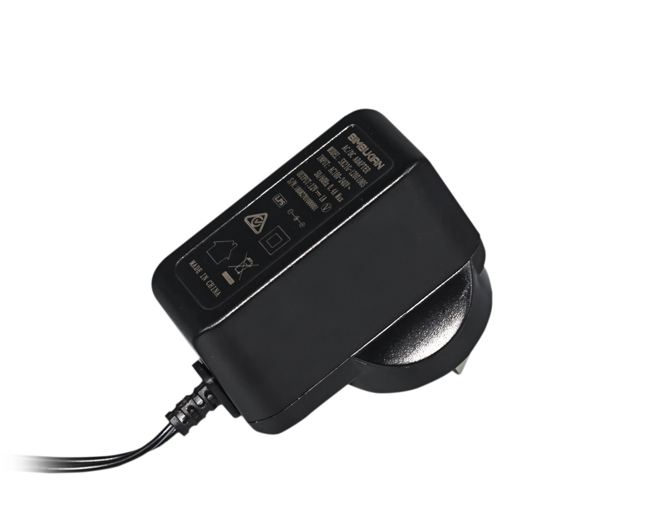 CE GS FCC UL KC перечисленный 9v 2.5a ac dc настенный адаптер питания от simsukian 12V 1A 24V 0.6A