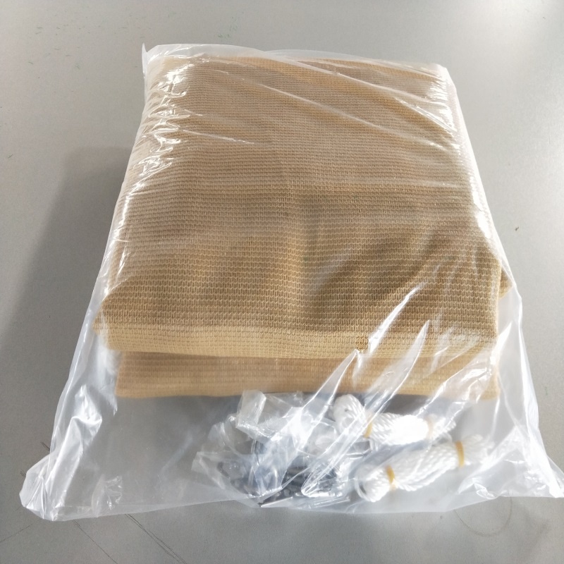 HDPE затеняющий парус бежевый прямоугольный 12 'x 16' затеняющий парус/тент патио затеняющий парус гарантия качества для дома и улицы