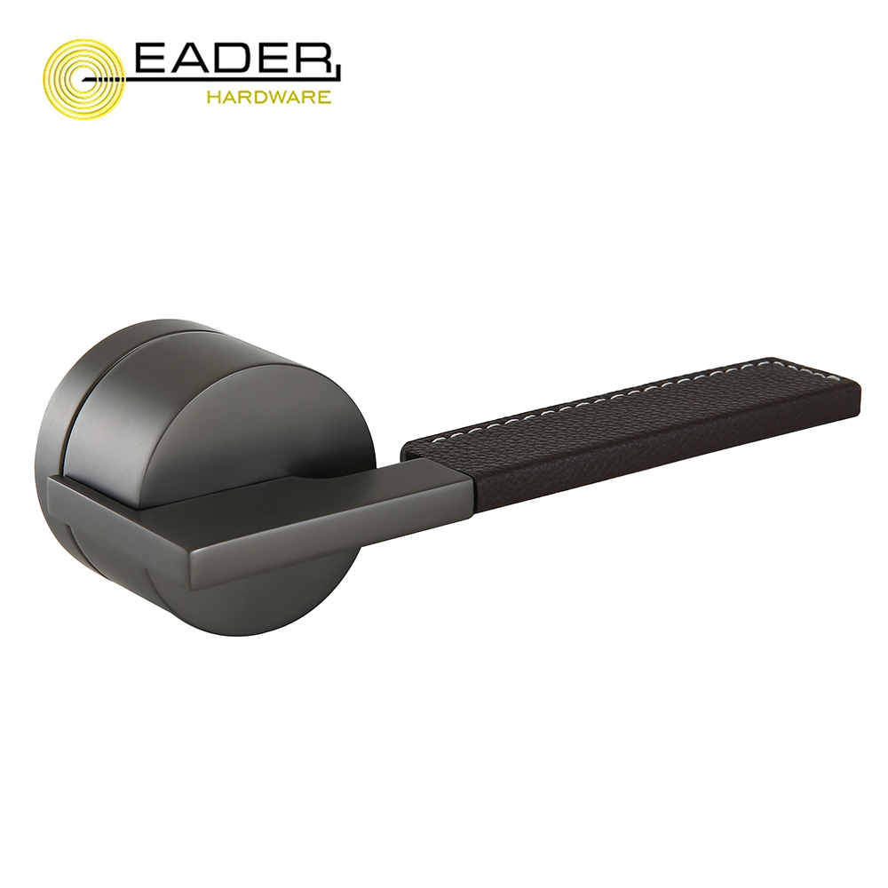 EADER Европейский новый дизайн кожаная дверная ручка Высокое качество цинковый сплав Дверная ручка замок