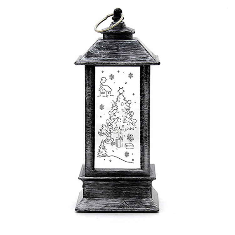 METAL HOLLOW OUT LOTUS LANTERN, LED PLASTIC CANDLE INSIDE, AMBER FLICKERING LIGHT
