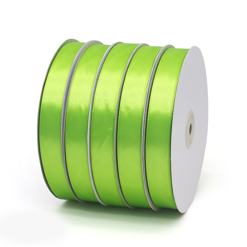 High quality custom color ribbon custom logo gift box ribbon