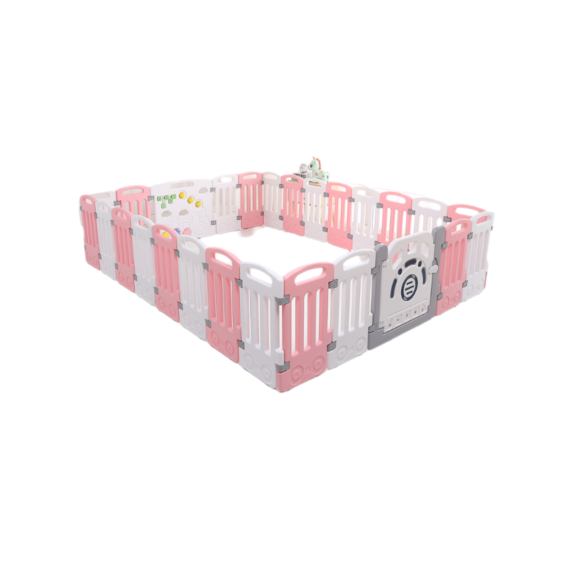 Plastic Indoor Folding Safety Children Kids Baby Fence Playard Playpen Playground with Ocean Ball Accessories
