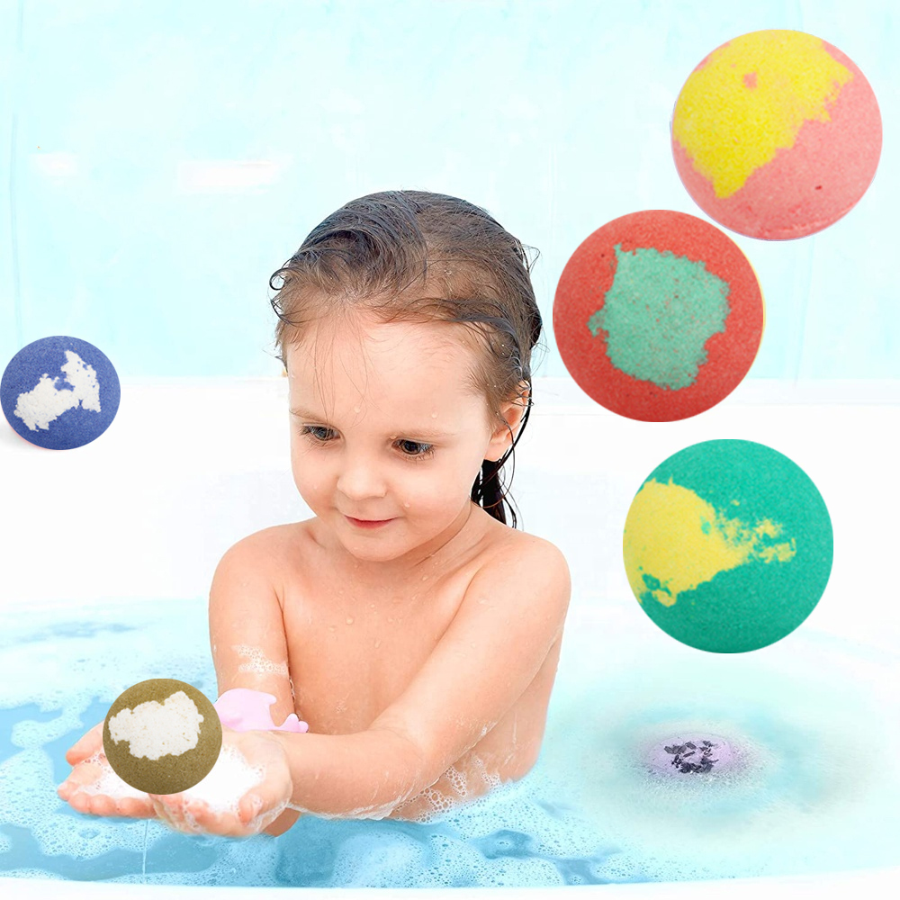 Bath Bombs Gift Sets Handmade Aromatic Bubble Bath Bath Melts for Relaxation and Mind Soothing