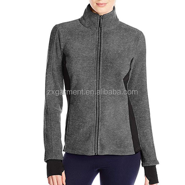 Wholesale Performance Ladies Colorblock Polar Fleece Jacket
