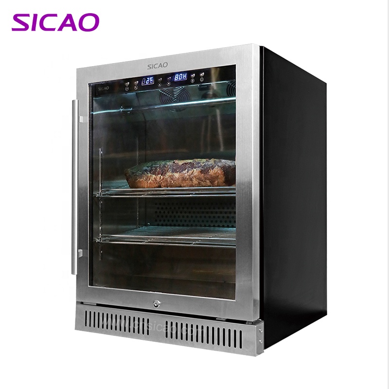 SICAO небольшой сухой возрастной мясо холодильник стейк возраста Холодильный шкаф сухие мясо сумке просохнуть старения холодильник для мяса или ветчины