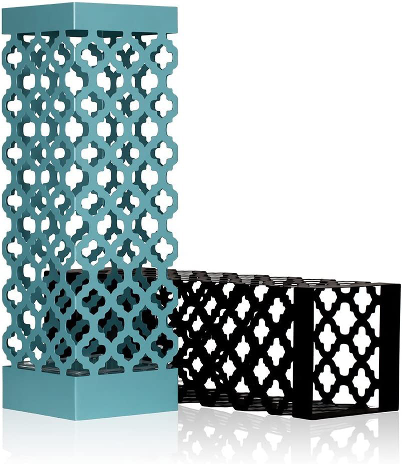 New Household Umbrella Holder Laser Cutting Technical Floor Model Square Umbrella Stand