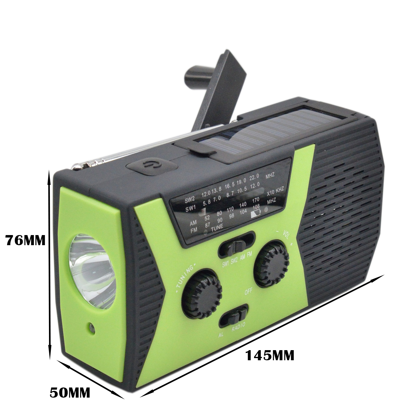 Classic Hot-sale Solar USB+Hand charge portable AM/FM solar weather fm noaa radioportable internet radio