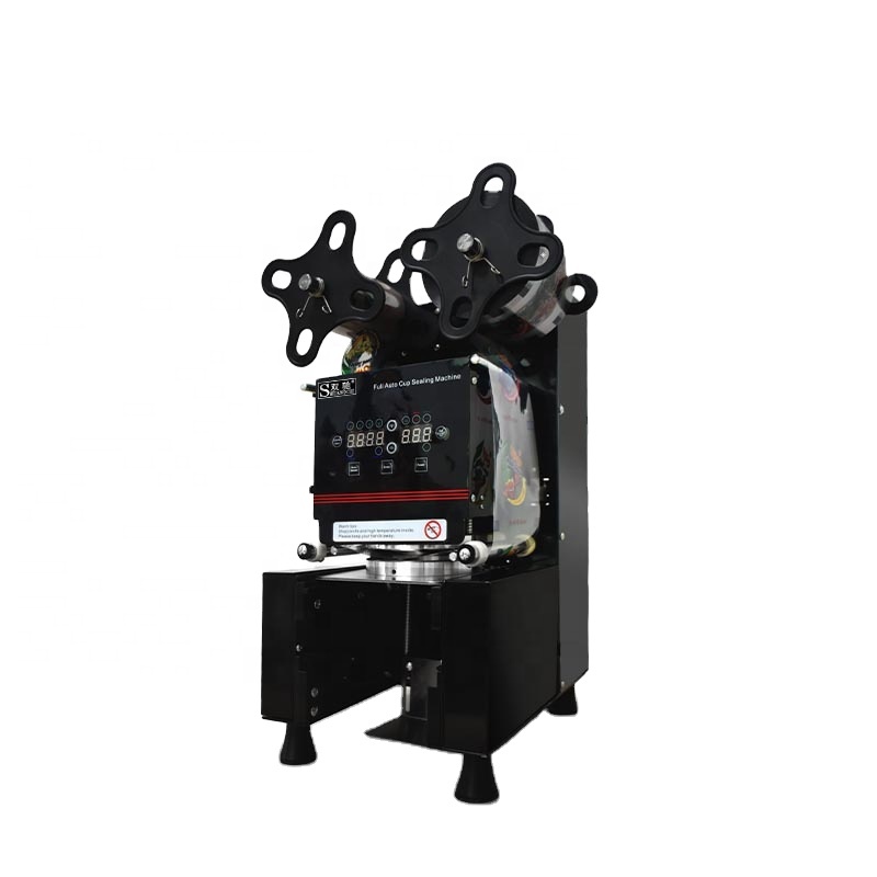 Bubble Tea Equipment Automatic Cup sealer Machine With Counter Plastic Cup Sealing Machine