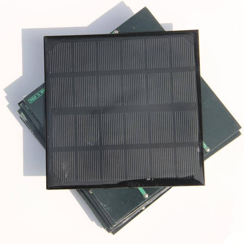 Solar Cell Battery System Charger +DC Output For 3.7V Led Light 145*145MM 3W 6V Solar Panel Monocrystalline Solar Cell