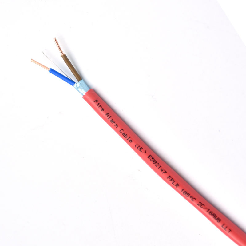 Лидер продаж, кабель пожарной сигнализации 2С * 2,5 мм (14AWG) U L, 2 жилы + экранированный + электронный провод
