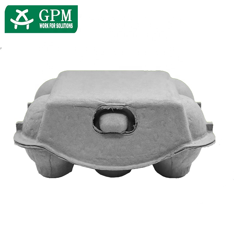 Recycled paper molded egg tray cartons for sale