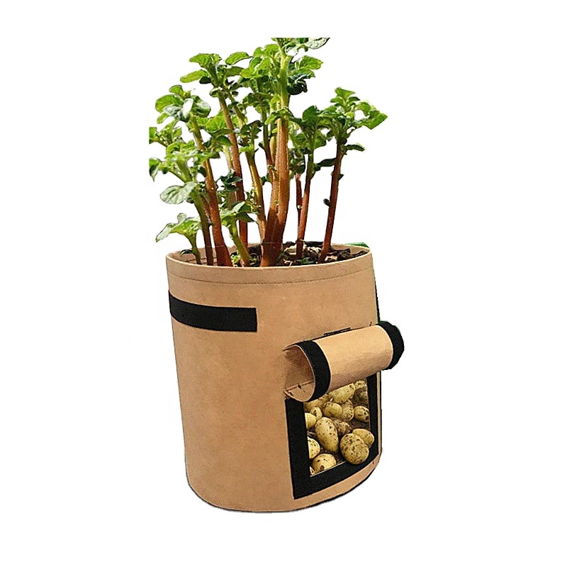 10 Gallon Vegetable Portable Planting Bag with Handles,Potato Grow Bags ,35*45cm