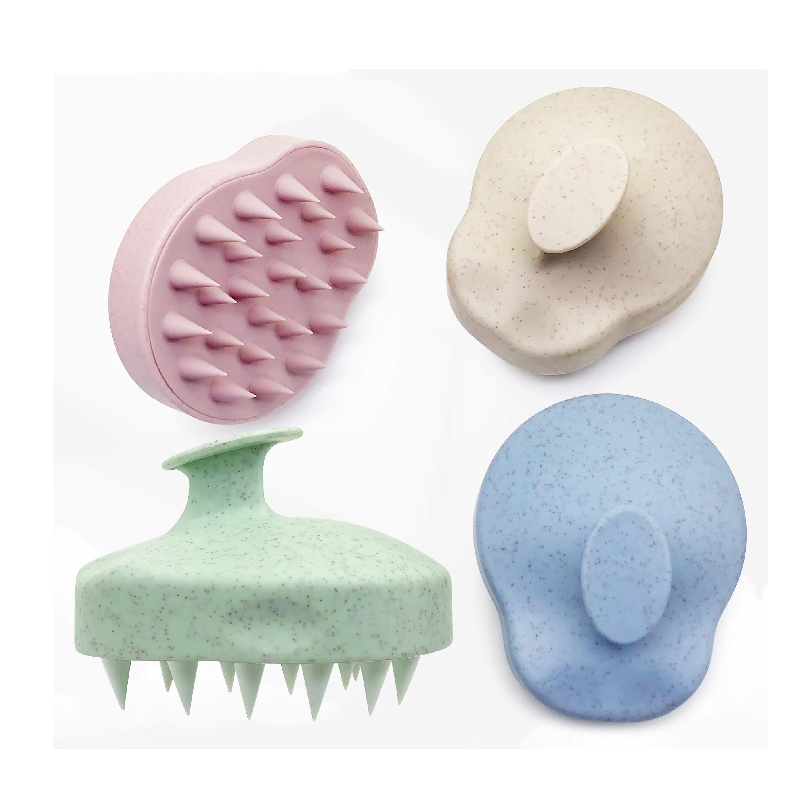 2022 Trending Silicon Scalp Deep Massage Shampoo Brush Household Barber Use Hairstyling Tool