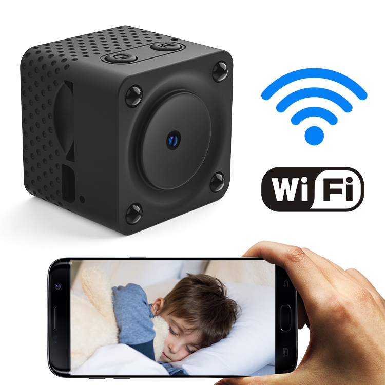 Мини IP-камера 1080P Wi-Fi для домашней наружной безопасности, HD камера ночного видения для удаленного просмотра через мобильное приложение