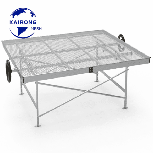 Hot Sale Growing Tables Steel Potting Seedbed For Commercial Greenhouses