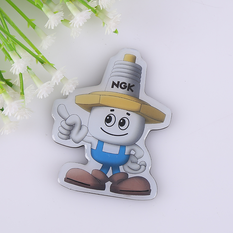 high quality factory custom nice fridge magnet travel souvenir epoxy fridge magnet 3D crystal refrigerator magnet