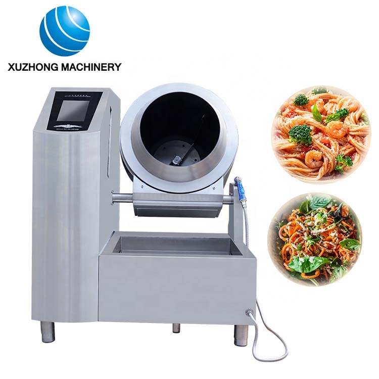 Industrial Stir Fry Rice Machine Automatic Stir Fry Machine Electric Cooking Robot Rotating Stir Fried Rice Robot Cooker