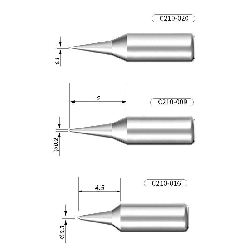 Сменный многофункциональный сварочный паяльник C210 под заказ