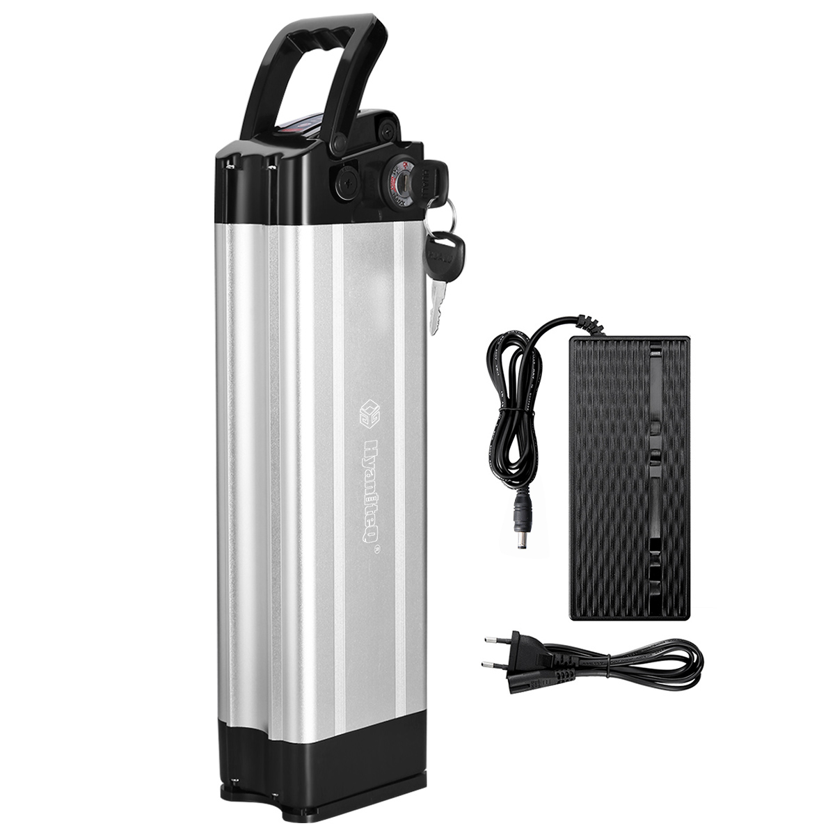 [EU STOCK] 36v 17.5ah 48v 12.5ah silver fish bike lithium ion electric bicycle battery for ahcheer and samenike bike battery