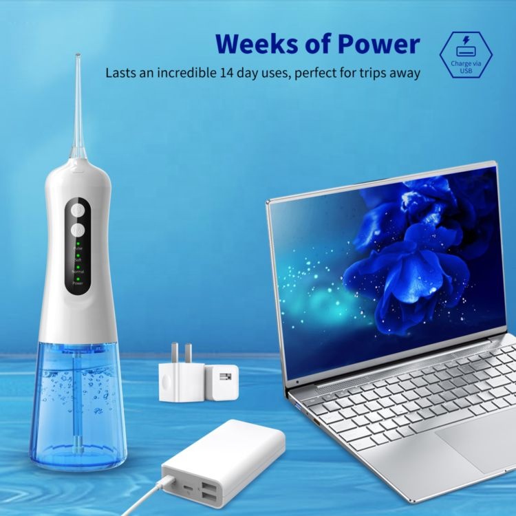Unice Professional Cordless Water Flosser Portable Dental Floss With Massage CE Certification Teeth Water Flosser