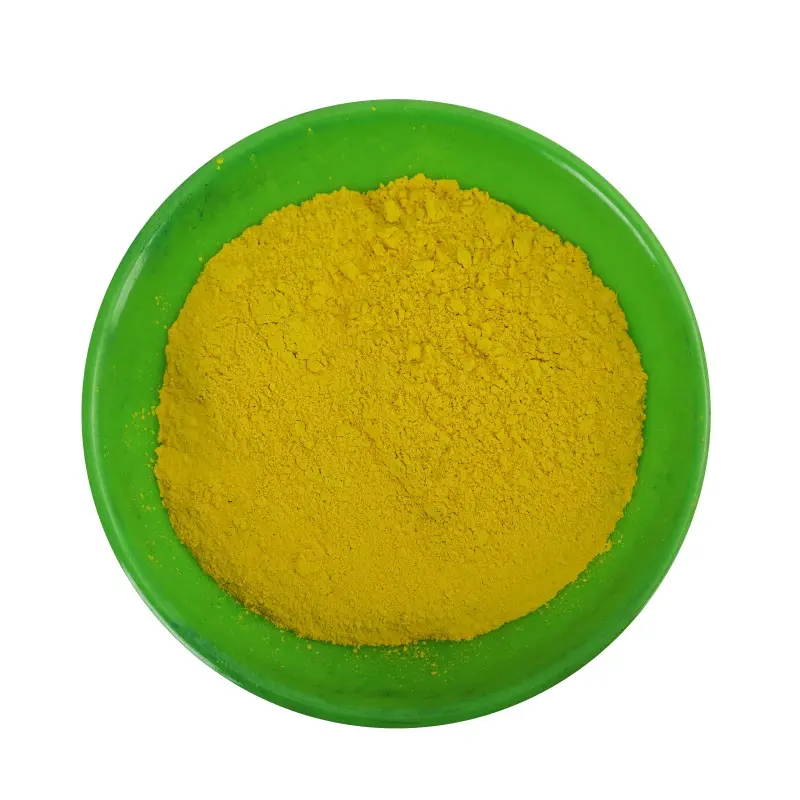 Inorganic iron oxide yellow pigment supplier produces for cosmetics