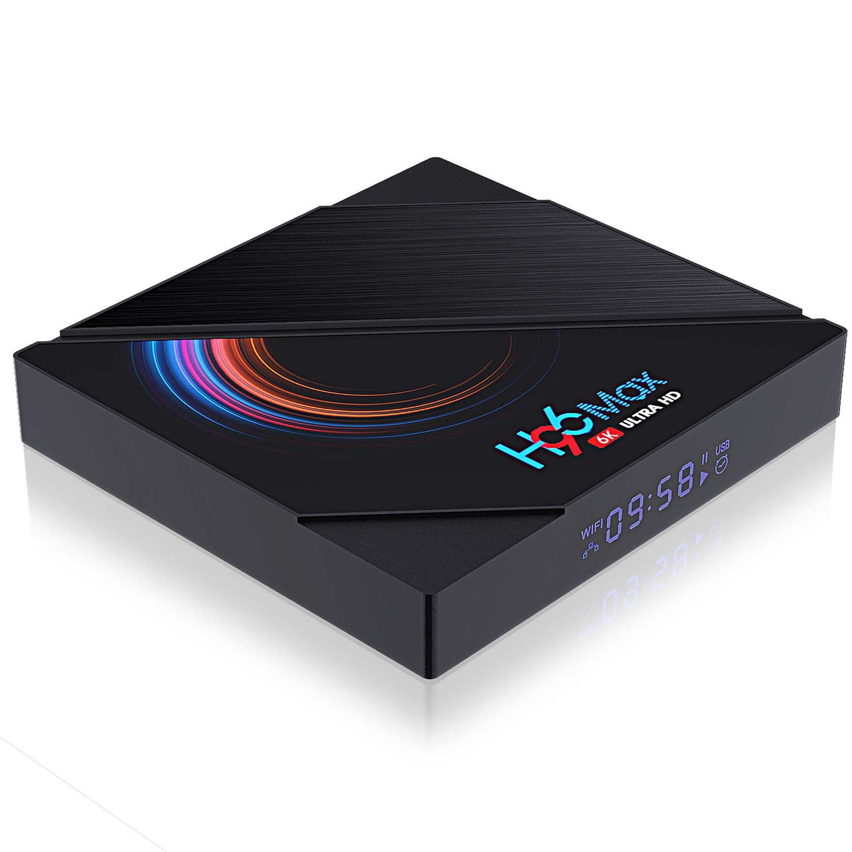 ТВ-приставка H96 MAX, 4 + 32/64 ГБ, Android 10,0, H616, 6K, H.265, HDR, Wi-Fi 2,4/5,0 ГГц