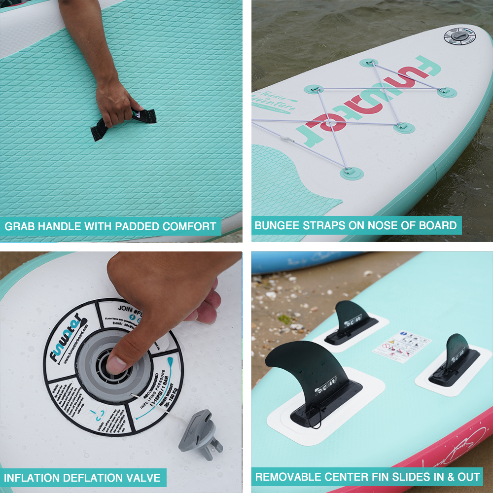 FUNWATER дропшиппинг стоячий весло доска из стекловолокна весло для sup надувной sup стоячий весло для серфинга