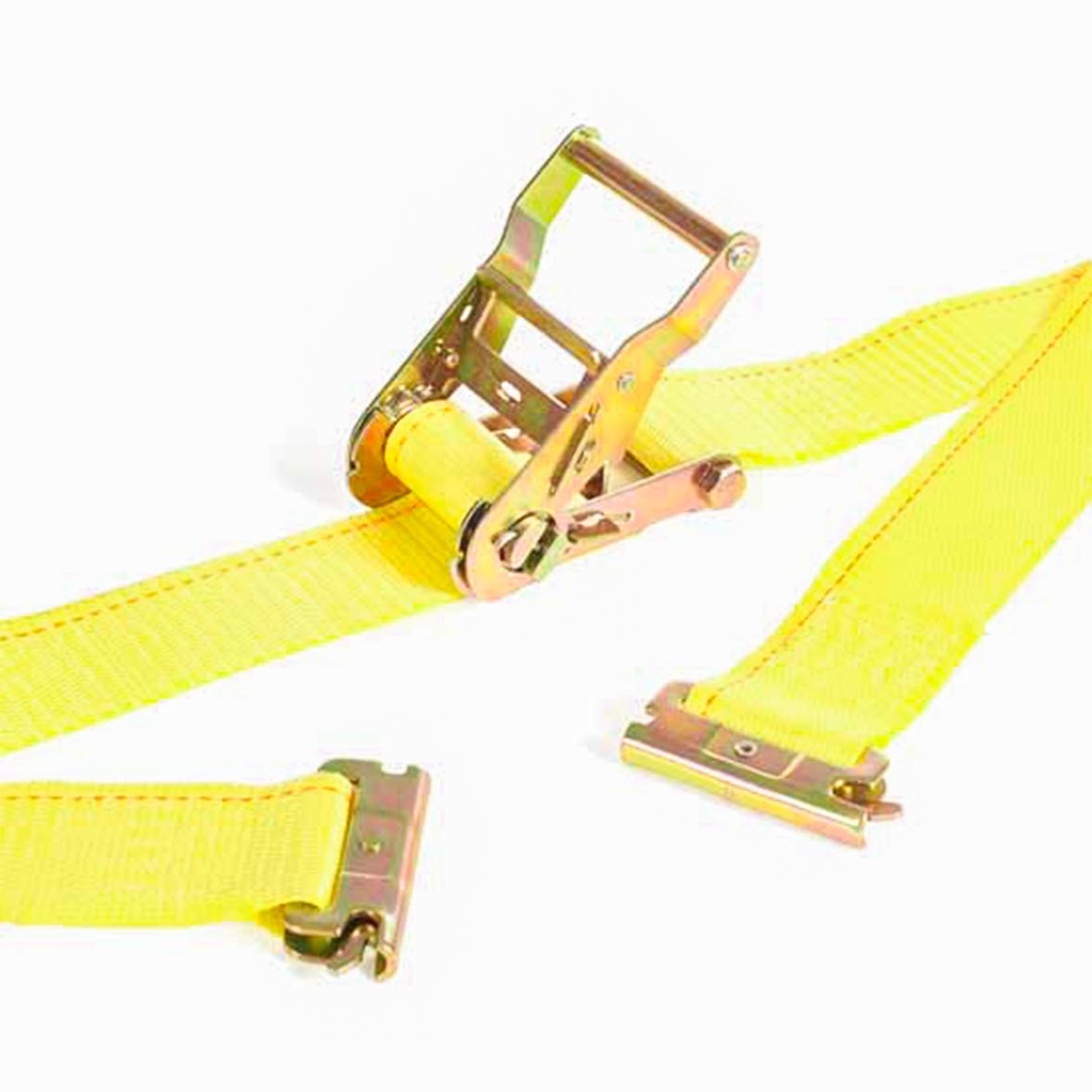 2 "X 12" E-Track трещотка ремень галстук вниз, желтый