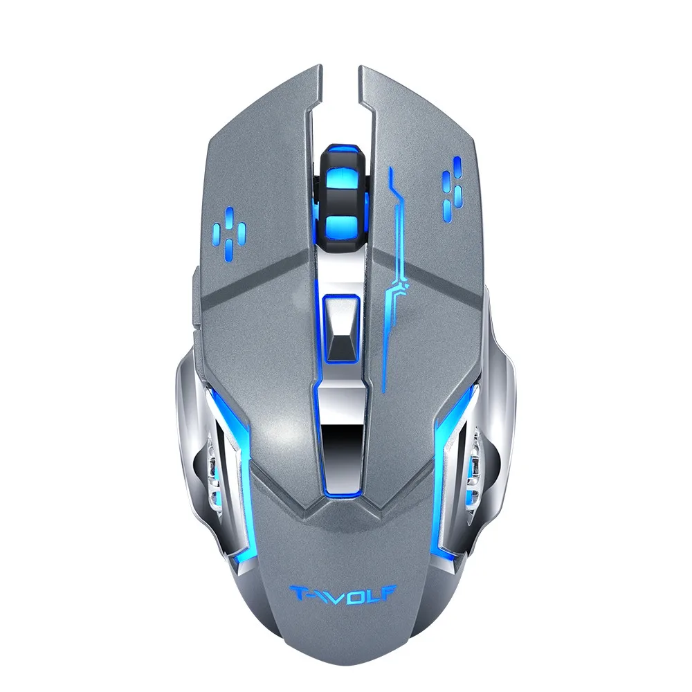 Популярная Настольная компьютерная мышь RGB, Офисная светящаяся мышь для ноутбука, домашняя портативная беспроводная Механическая мышь