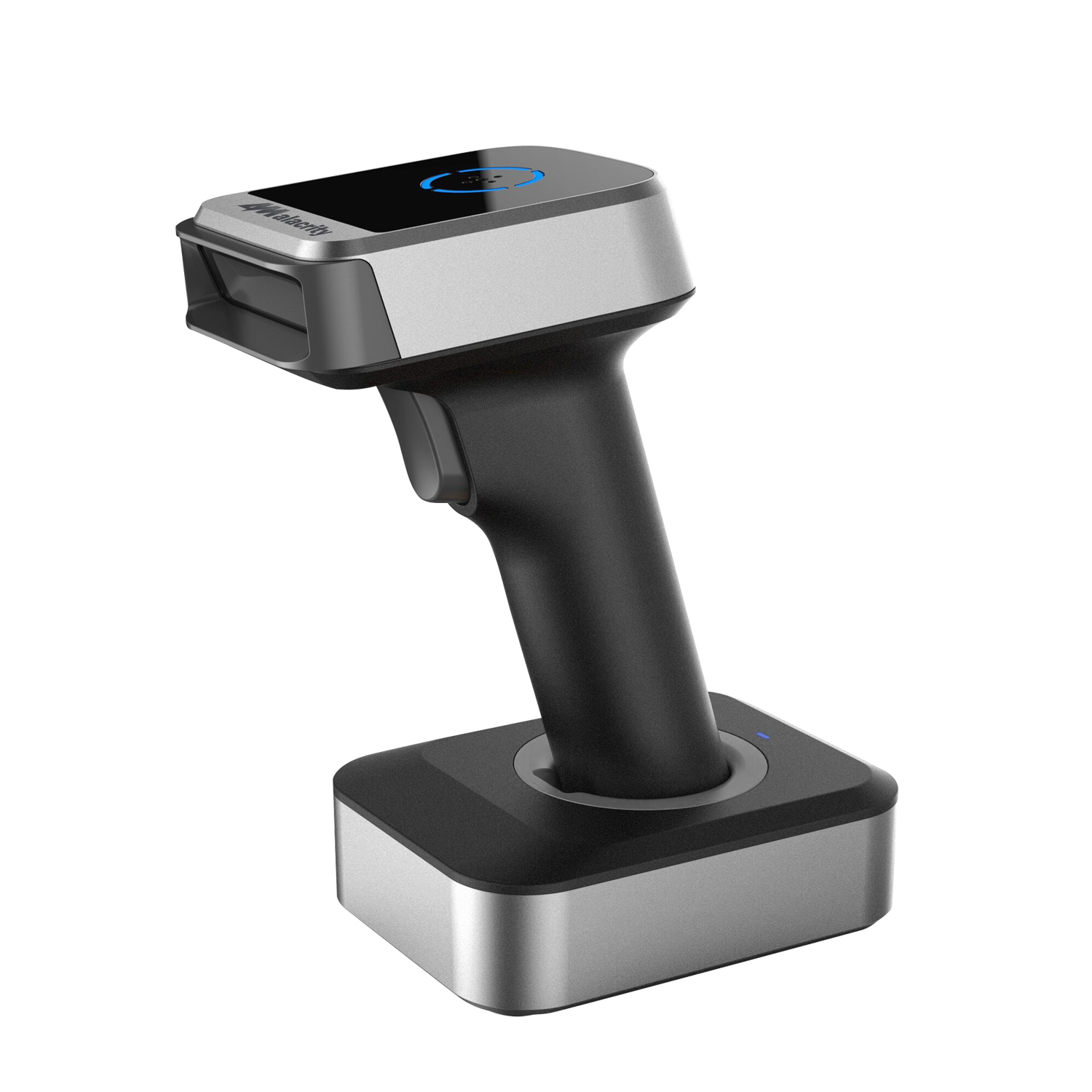Ручной сканер штрих-кода 2D QR 2,4 ГГц, проводное подключение USB для iPad, iPhone, планшетов или Windows Mac, базовая подставка для компьютера