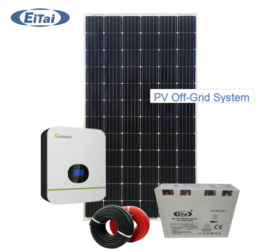 GTS-205 EITAI легко установить 5000w Off-grid Солнечные панели комплекты полная Солнечная система питания решение система Fuera де Красный a Casa