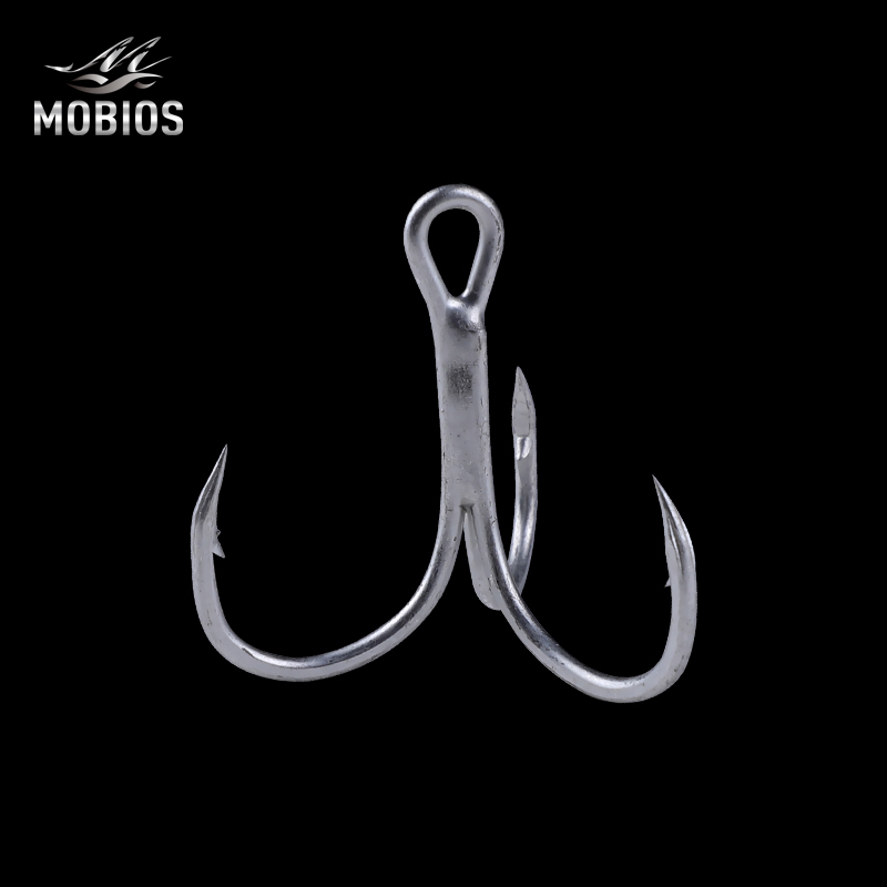 MOBIOS 12# - 3/0# Wholesale Quality Treble Fishing Hook Germany Alloy Steel Treble Fishing Hook HW810