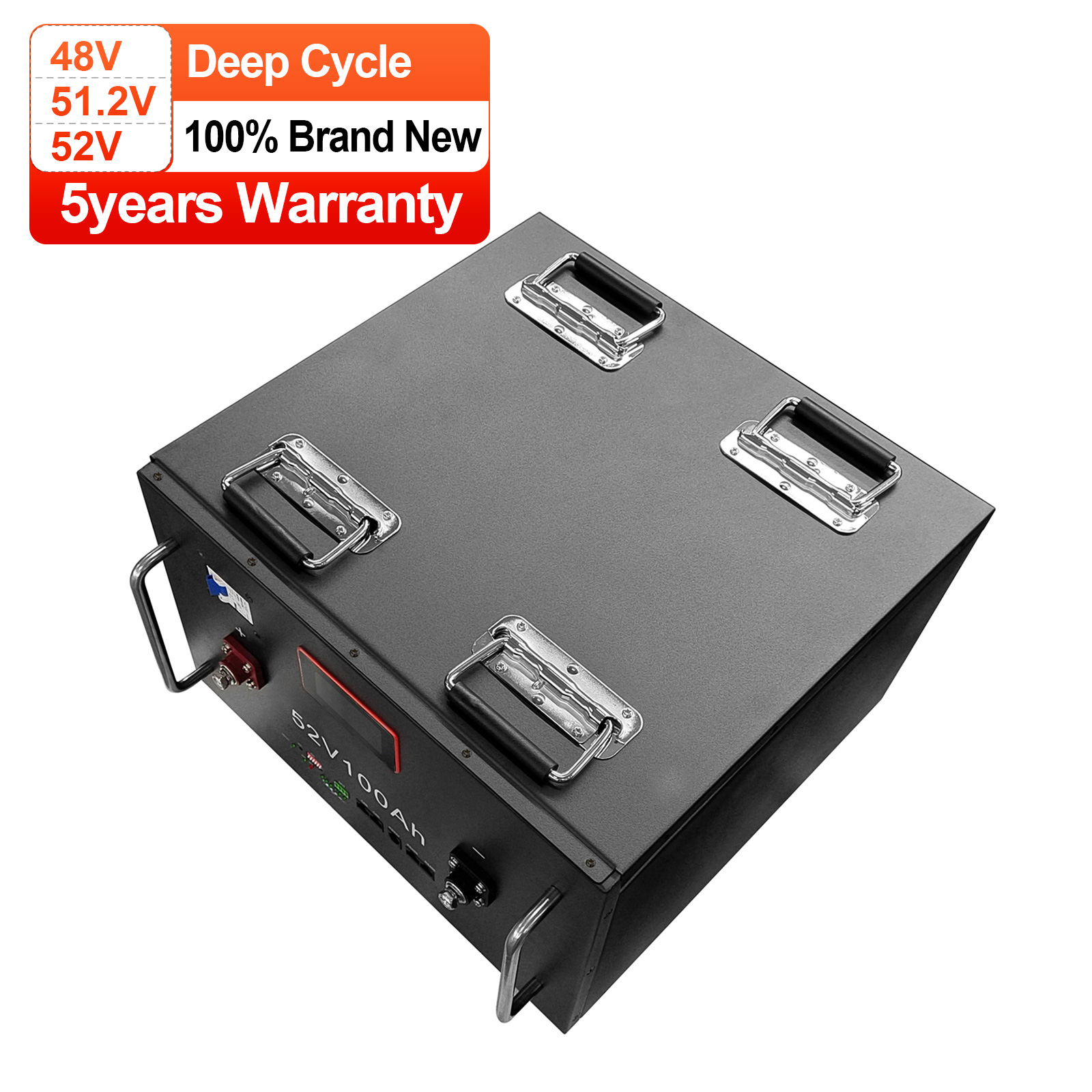 Smart BMS 5000w 4.8kwh 5Kwh li-ion battery 48v 100Ah 105Ah Lifepo4 Battery Pack For 51.2V 52V Solar energy Storage System ESS