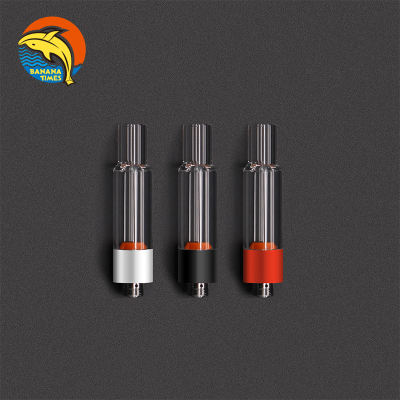 USA New Trending safety rubber cbd cartridg 0.5 AG02 unique design all glass cbd cartridge
