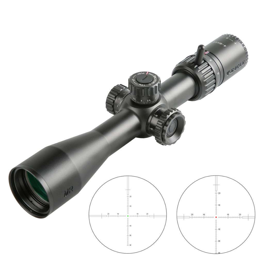 T-EAGLE MR PRO 4-16X44 SFIR FFP красный зеленый подсветкой Стекло гравированный сетка охотничий прицел тактический Снайпер пистолет аксессуары