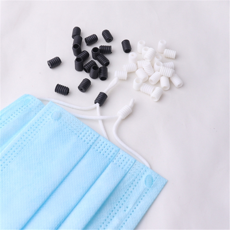 silicone elastic anti slip adjuster mask cord lock stopper