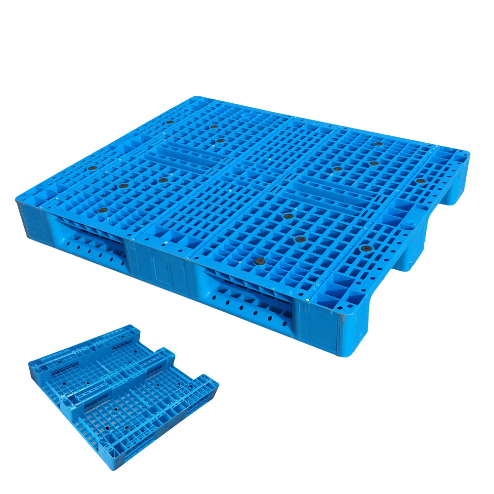 Industry Logistics cheap plastic pallet 4 way entry grid moistureproof plastic pallet for sales