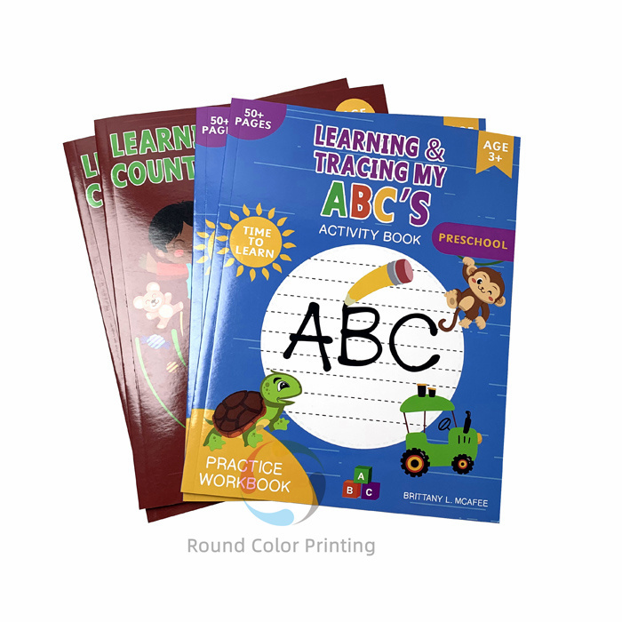 OEM Full Color Custom Printing Softcover Learning Textbook Printing Working Book Printer