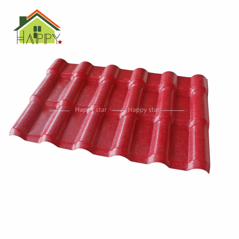 Buildings materials upvc roofing sheet/ heating insulation asa pvc roof tile shingles